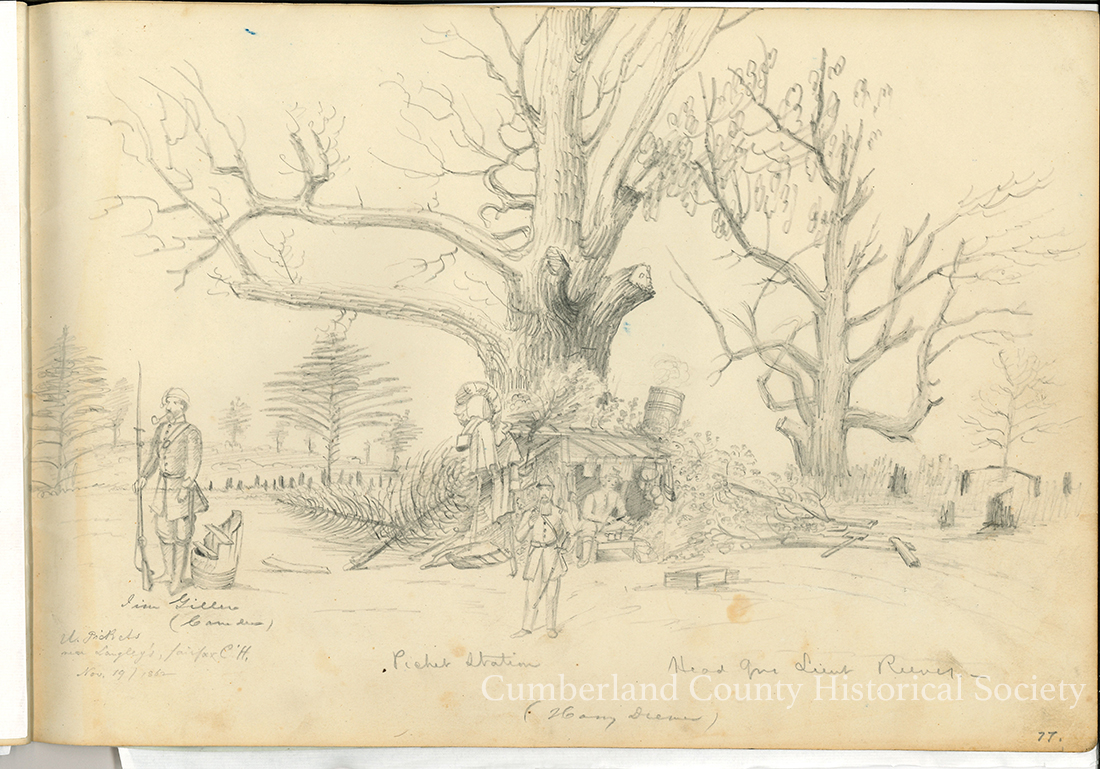 U. Pickets near Langley’s. Fairfax C’H, November 19, 1862-image