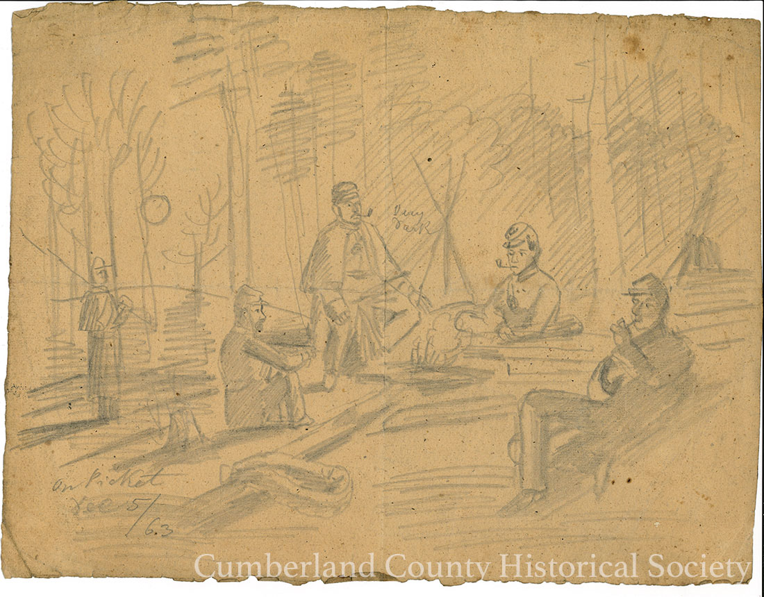 On Picket December 5, 1863-image